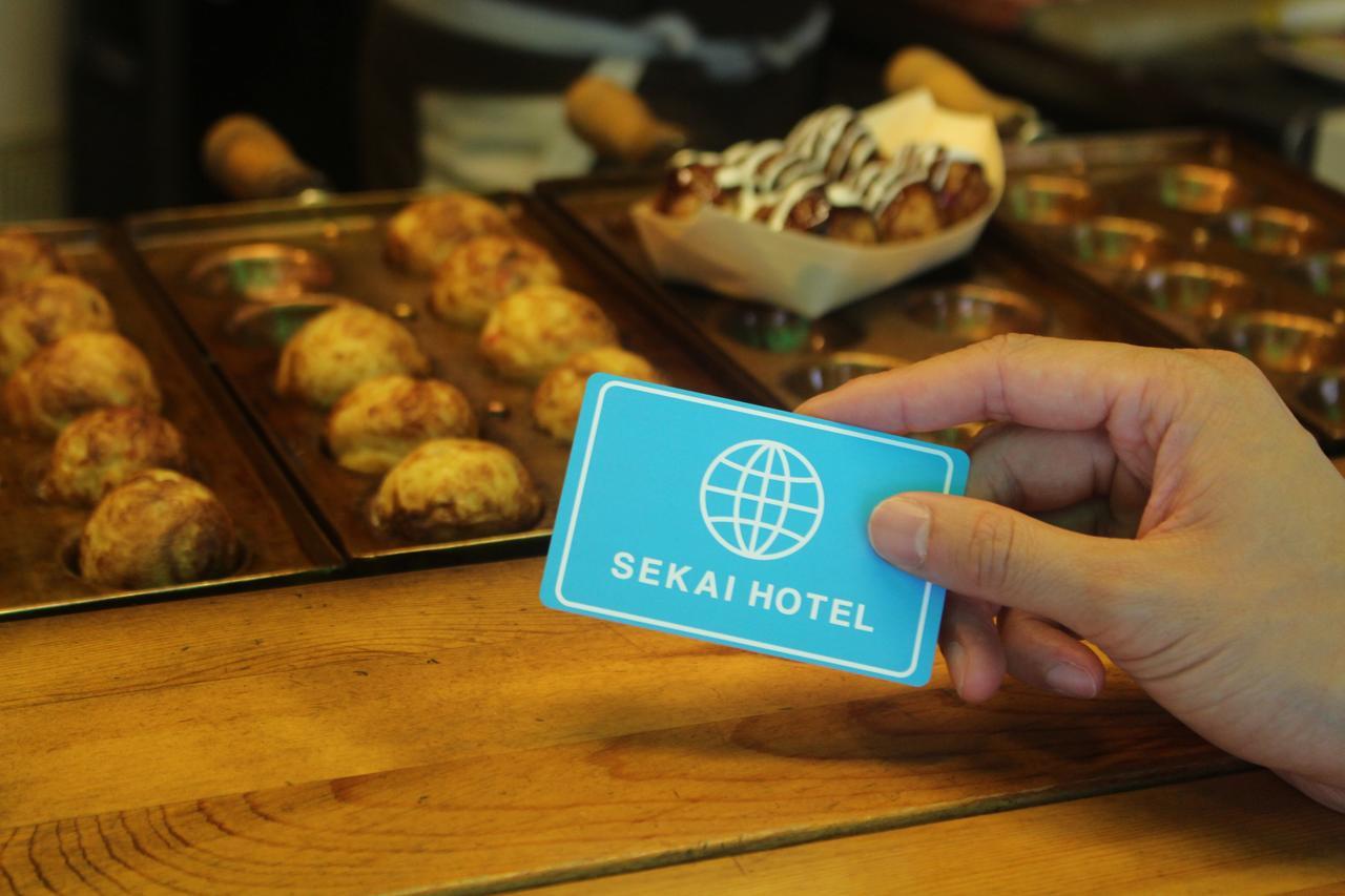 Sekai Hotel Tsuki Osaka Exteriör bild